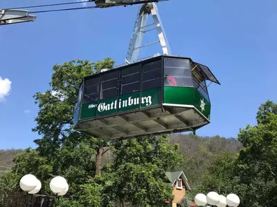 Tram to Ober Gatlinburg on a beautiful summer day