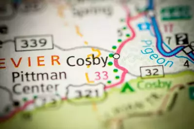 map of cosby tennessee