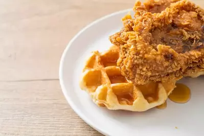 Chicken and waffles