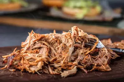 pulled pork from a place that sells barbecue in pigeon forge