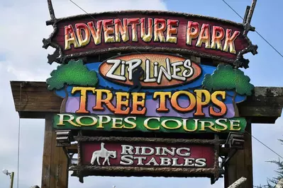 Adventure Park Ziplines in Pigeon Forge