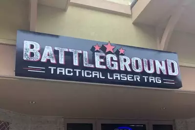 battleground tactical laser tag at the island in pigeon forge