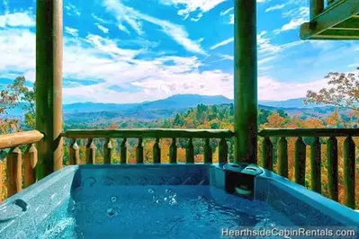 Grand View Lodge hot tub