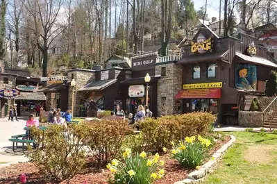 Gatlinburg strip in Tennessee