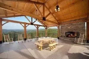 Outdoor pavilion at The Preserve