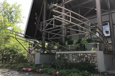 tram station at Ober Mountain