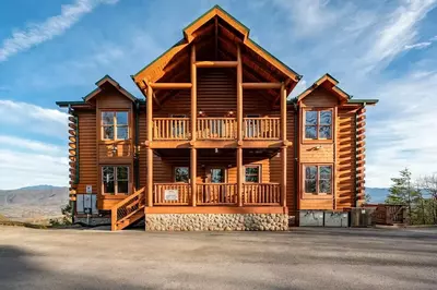 awesome view lodge is one of our pet friendly cabins near gatlinburg tn