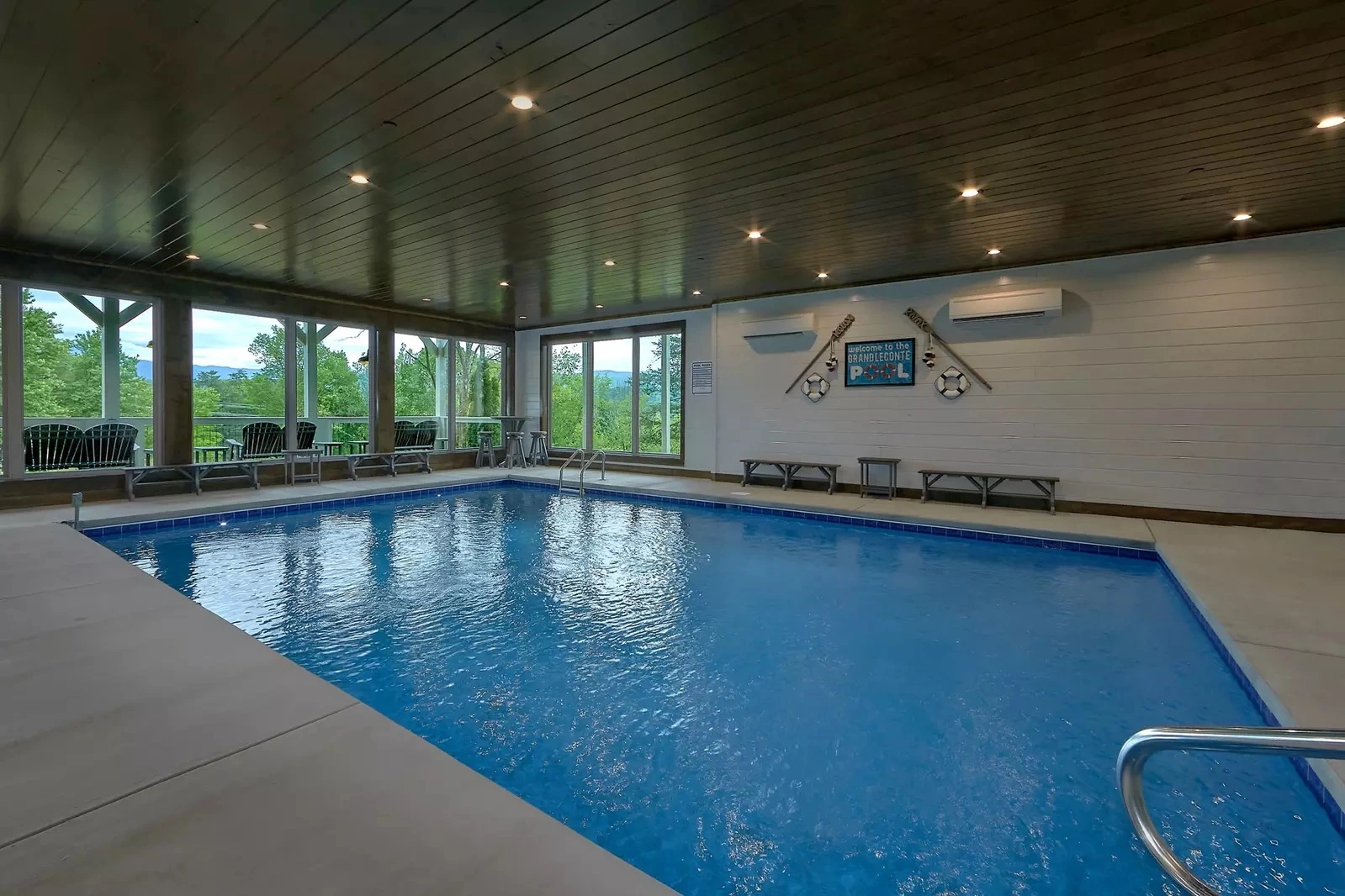 cabin with pool