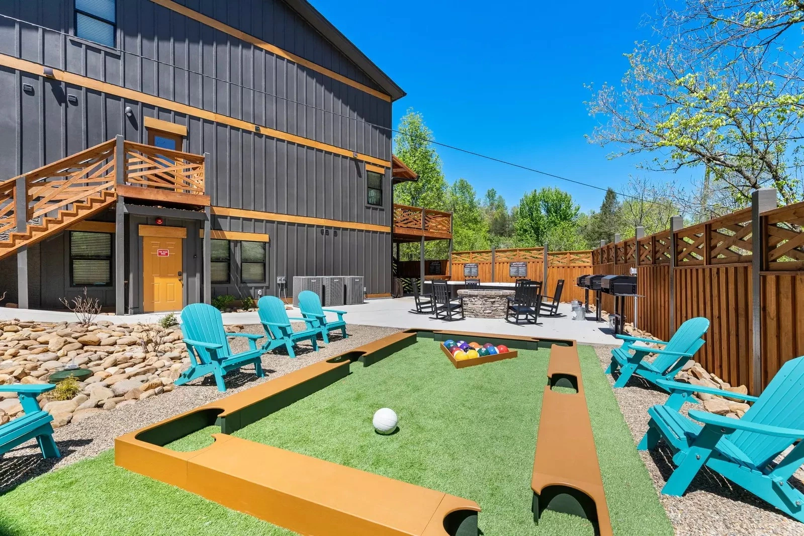 business and leisure group cabin