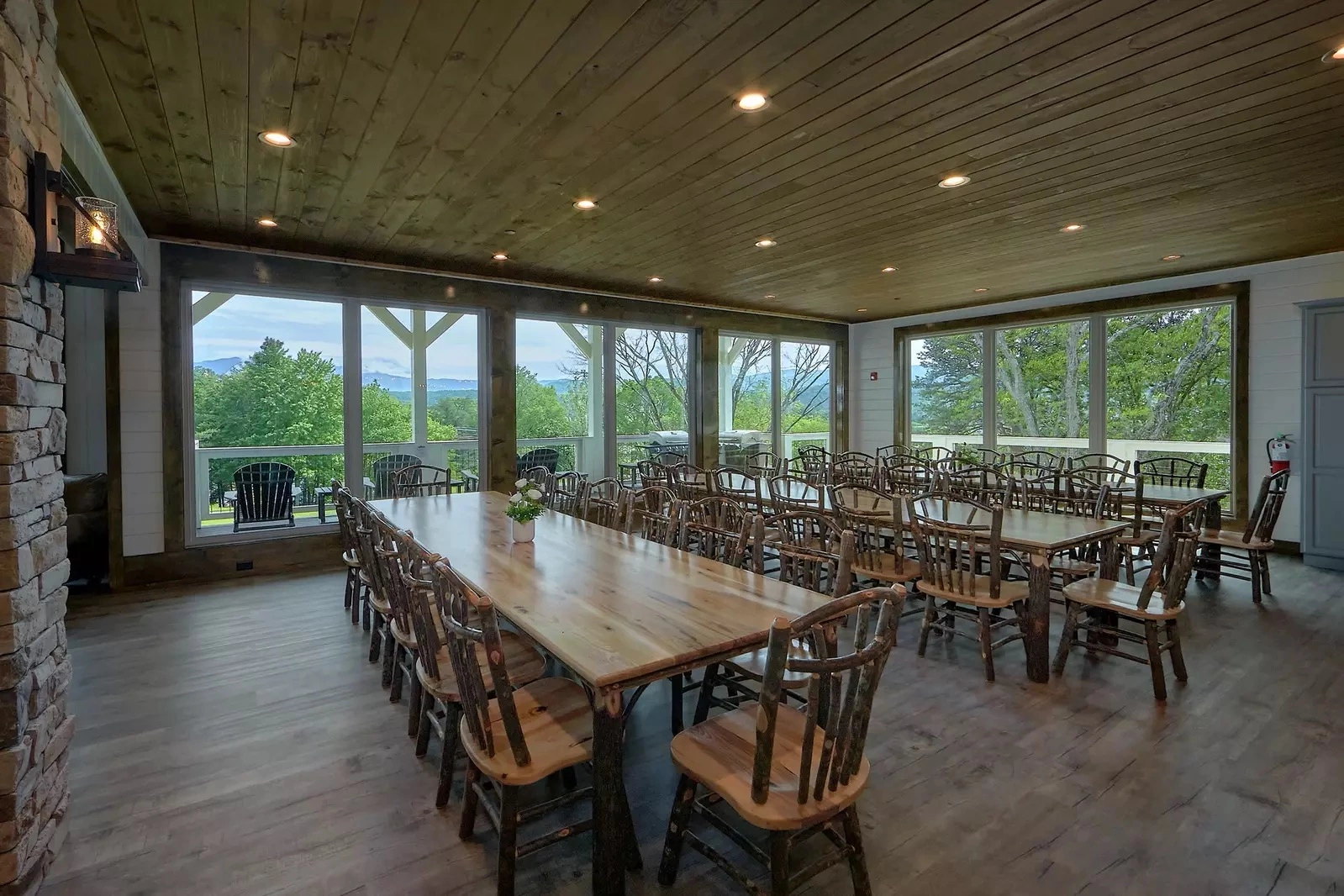 large group cabin rental for business conference