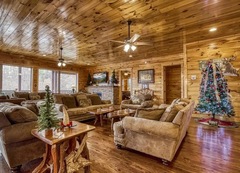 christmas cabin rentals tennessee